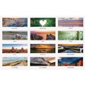 Calendars & Planners | House of Doolittle 3636 14-Month: Dec 2025 to Jan 2027 8 in. x 17 in. Scenic Photography Earthscapes Recycled 3-Month Vertical Wall Calendar - White Sheets image number 2