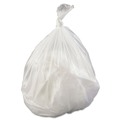 Trash Bags | Inteplast Group S404817N 45 gal. 17 microns 40 in. x 48 in. High-Density Interleaved Commercial Can Liners - Clear (25 Bags/Roll, 10 Rolls/Carton) image number 2