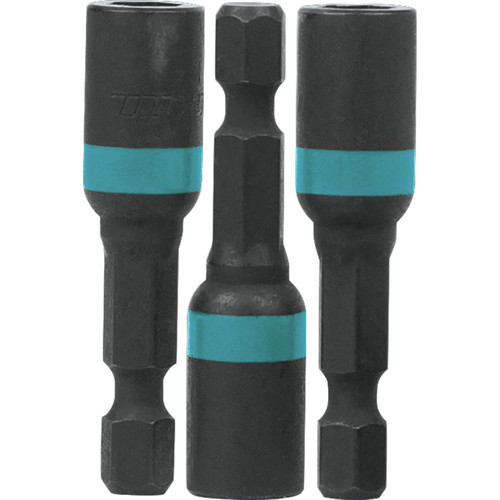 Bits and Bit Sets | Makita A-97645 Makita ImpactX 1/4 in. x 1-3/4 in. Magnetic Nut Driver, 3/pk image number 0