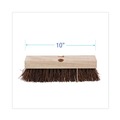 Customer Appreciation Sale - Save up to $60 off | Boardwalk BWK3110 10 in. Brush 2 in. Brown Palmyra Bristles Deck Brush Head image number 2