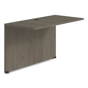 Alera AE1NNN-BR2448 TOM 48 in. x 24 in. x 29 in. Seville Series Bridge Return - Walnut