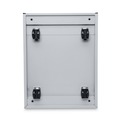 Office Filing Cabinets & Shelves | Alera ALEPABFLG 14.96 in. x 19.29 in. x 21.65 in. 2-Drawers: Box/File Legal/Letter Left or Right File Pedestal - Light Gray image number 4