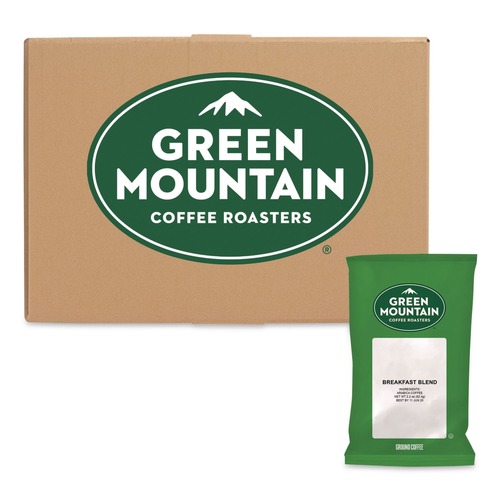Bulk Savings Pricing 2 | Green Mountain Coffee 5000378402 2.2 oz Coffee Fraction Packs - Breakfast Blend (100/Carton) image number 0