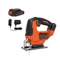 Jig Saws | Black & Decker BDCJS20C 20V MAX Brushed Lithium-Ion Cordless Jig Saw Kit (1.5 Ah) image number 0