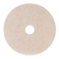 Cleaning & Janitorial Accessories | Boardwalk BWK4017NHE 17 in. Diameter Natural Hog Hair Burnishing Floor Pads - Tan (5/Carton) image number 1