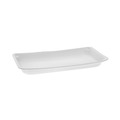 Food Service | Pactiv Corp. 51P110P Supermarket 10.75 x 5.5 x 1.2 Foam Tray - White (400/Carton) image number 0