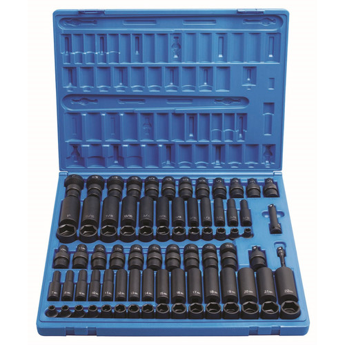 Grey Pneumatic 1281 81-Piece 3/8 in. Drive Complete Socket Set image number 0