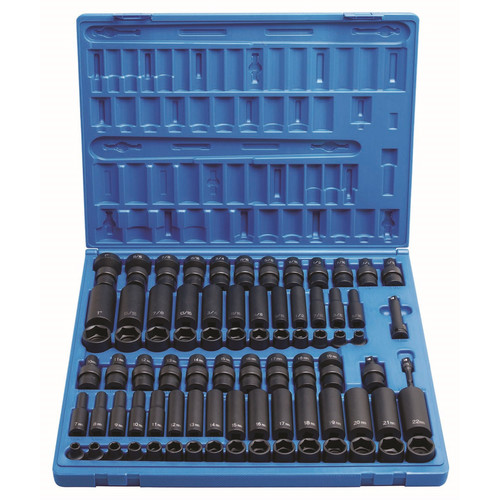 Sockets | Grey Pneumatic 1281 81-Piece 3/8 in. Drive Complete Socket Set image number 0