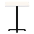 Office Desks & Workstations | Alera ALETTSQ36WG Square Reversible Laminate Table Top - White/Gray image number 3