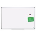  | MasterVision MA2707790 Gold Ultra 48 in. x 72 in. Aluminum Frame Magnetic Earth Dry Erase Board - White/Silver image number 3