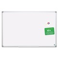 Office & Office Supplies | MasterVision MA2707790 Gold Ultra 48 in. x 72 in. Aluminum Frame Magnetic Earth Dry Erase Board - White/Silver image number 3