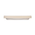 Food Service | Hefty RFP D77300PK 6.75 in. Diameter ECOSAVE Sugarcane Plate Tableware - White (30/Pack) image number 2