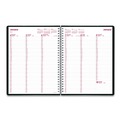 Calendars & Planners | Brownline CB950V.BLK 11 x 8.5 DuraFlex 12-Month (Jan-Dec 2025) Weekly Planner - Black Cover image number 1