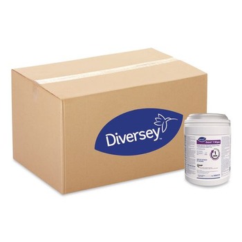 Diversey Care Oxivir 10 in. x 10 in. 1-Ply 1 Wipes - Characteristic Scent, White (60 Canister, 12 Canisters/Carton)