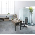  | Linea Italia LITUR601NW Urban Series 59 in. x 23.75 in. x 29.5 in. Workstation - Natural Walnut image number 10