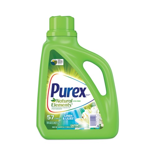  | Purex 10024200011205 75 oz. Bottle Linen and Lilies Ultra Natural Elements He Liquid Detergent (6/Carton) image number 0
