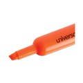 Office Jansan | Universal UNV08863 Fluorescent Ink Chisel Tip Desk Highlighters - Orange (1 Dozen) image number 3