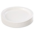  | Hoffmaster PL7095 9 in. Coated Paper Dinnerware Plate - White (500/Carton) image number 2