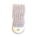 Cleaning Cloths | Boardwalk BWKFSCBWH 6 in. Handle 6 in. Brush Polypropylene Bristles Scrub Brush - White image number 3