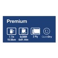 Cleaning & Janitorial Supplies | Tork 290094 Premium Matic 7.7 in. x 300 ft. 2-Ply Extra Soft Hand Towel Roll - White (6/Carton) image number 3