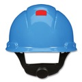 Hard Hats | 3M H-703SFR-UV SecureFit H-Series 4-Point Pressure Diffusion Ratchet Suspension H-700 Cap with UV Indicator Hard Hats - Blue image number 0