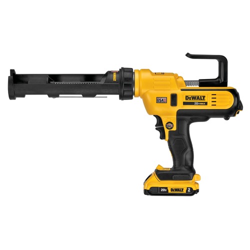 Caulk and Adhesive Guns | Dewalt DCE560D1 20V MAX 10oz/300ml Adhesive Gun Kit image number 0