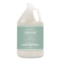 Cleaning & Janitorial Supplies | Diversified Hospitality Solutions 002294EA Terra Pure 1-Gallon Bottle Body Wash - Green Tea and Lemongrass Scent image number 0