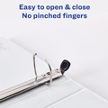 Binders & Binding Supplies | Avery 79809 3 One Touch EZD Rings 1 in. Capacity 11 in. x 8.5 in. Heavy-Duty View Binder with DuraHinge - Navy Blue (12/Carton) image number 4