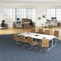 Office Desks & Workstations | Alera ALEHT3SAG AdaptivErgo 48.06 in. x 24.35 in. x 25 in. to 50.7 in. Sit-Stand 3-Stage Electric Height-Adjustable Table Base - Gray image number 3
