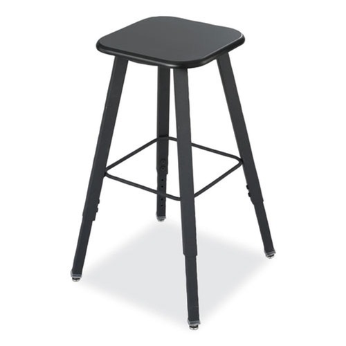 Office Chairs | Safco 1205BL 35.5 in. Seat Height AlphaBetter Adjustable Backless Student Stool, Supports Up to 250 lb - Black image number 0