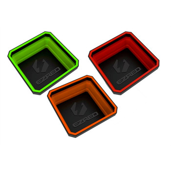 AUTO MAINTENANCE | EZ Red EZTRAY-CLR 3-Piece Collapsible Magnetic Parts Tray Set