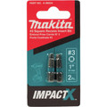 Bits and Bit Sets | Makita A-96534 Makita ImpactX #3 Square Recess 1 in. Insert Bit, 2/pk image number 2