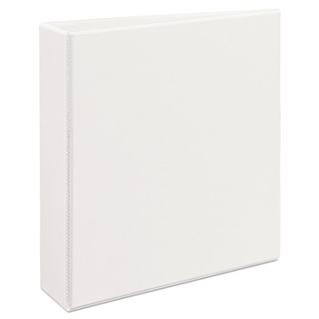 Avery 3 EZD Rings 2 in. Capacity 11 in. x 8.5 in. Durable View Binder with DuraHinge - White