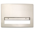 Bobrick B-4221 15.75 in. x 2.25 in. x 11.25 in. Stainless Steel Toilet Seat Cover Dispenser - Satin Finish image number 1