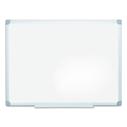 Office & Office Supplies | MasterVision MA0500790 48 in. x 36 in. Earth Silver Easy-Clean Reversible Dry Erase Board - White Surface, Silver Aluminum Frame image number 0
