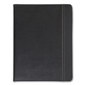  | Samsill 71220 Slimline Leather-Look/Faux Reptile Trim Writing Pad Padfolio - Black image number 0