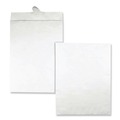 Office Jansan | Survivor QUAR5106 14.5 in. x 20 in. Square Flap Redi-Strip Closure Heavyweight 18 lbs. Tyvek Catalog Mailers - White (25/Box) image number 2