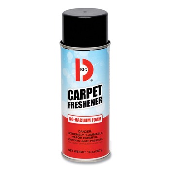 Big D Industries 14 oz No-Vacuum Carpet Freshener - Fresh Scent (12/Carton)