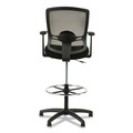  | Alera ALEET4614 Etros Series 25.19 in. to 35.23 in. Seat Height Mesh Stool - Black image number 6