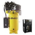 New Year New Savings! Save $25 off $150 | EMAX ESP07V080V3PK E450 Series 7.5 HP 80 gal. Industrial Plus 2 Stage Pressure Lubricated 3-Phase 31 CFM @100 PSI Patented SILENT Air Compressor with 30 CFM Air Dryer image number 0