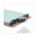  | Universal UNV40304VP 1.25 in. Clip Capacity 8.5 in. x 11 in. Hardboard Clipboard - Brown (3/Pack) image number 3