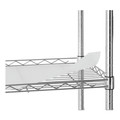 Storage Sale | Alera SW653618SR 18 in. x 36 in. x 72 in. Five-Shelf Wire Shelving Kit with Casters and Shelf Liners - Silver image number 6