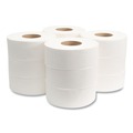 Bulk Savings Pricing 2 | Morcon Paper 129X 2-Ply 3.3 in. x 500 ft. Septic Safe Jumbo Bath Tissue - White (12/Carton) image number 1