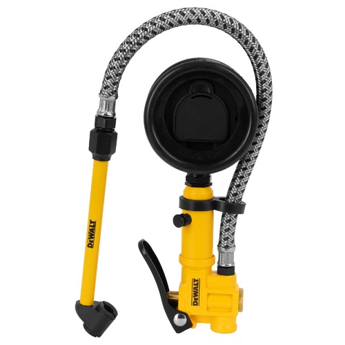 Air Tool Adaptors | Dewalt DXCM024-0438 2.5 in. Digital Inflator With 15 in. Steel Braided Hose image number 0