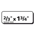 Office Jansan | Avery 15695 Easy Peel 0.66 in. x 1.75 in. Mailing Labels with Sure Feed Technology for Laser Printers - Matte Clear (600/Pack) image number 2