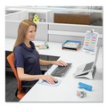 Office Furniture Accessories | Fellowes Mfg Co. 9549701 PlushTouch 7.25 in. x 9.38 in. Mouse Pad with Wrist Rest - Lattice Design image number 4