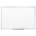 Office Jansan | Mead 85358N 72 in. x 48 in. Dry Erase Board with Aluminum Frame - Melamine White Surface/Silver Aluminum Frame image number 0