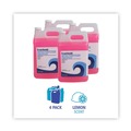 Office Jansan | Boardwalk 570600-41ESSN 1 Gallon Bottle Lemon Scent Neutral Floor Cleaner Concentrate (4/Carton) image number 5