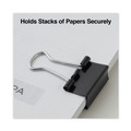Office Jansan | Universal UNV10199VP Binder Clips in Zip-Seal Bag - Mini, Black/Silver (144/Pack) image number 3