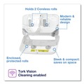 New Year New Savings! Save $25 off $150 | Tork 473200 14.17 x 5.08 x 8.23 Elevation Coreless High Capacity Bath Tissue Dispenser - White image number 1